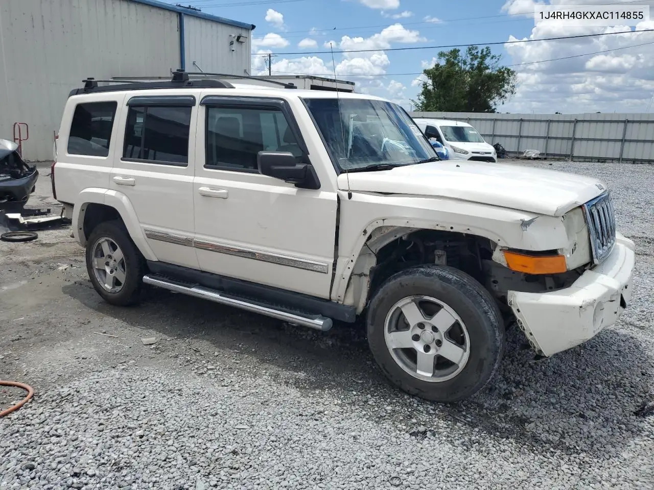 2010 Jeep Commander Sport VIN: 1J4RH4GKXAC114855 Lot: 56670485