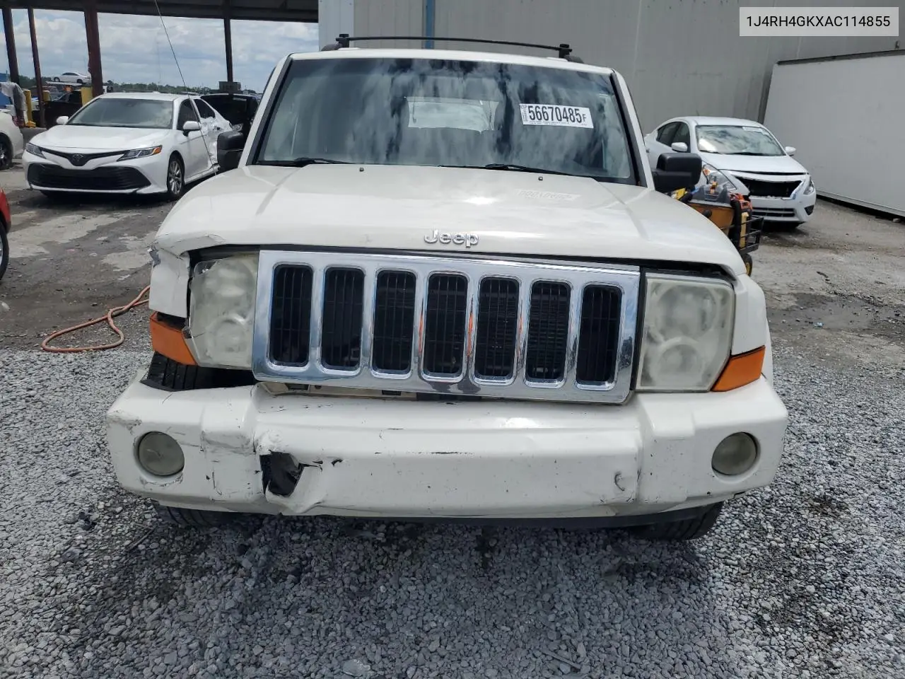 2010 Jeep Commander Sport VIN: 1J4RH4GKXAC114855 Lot: 56670485