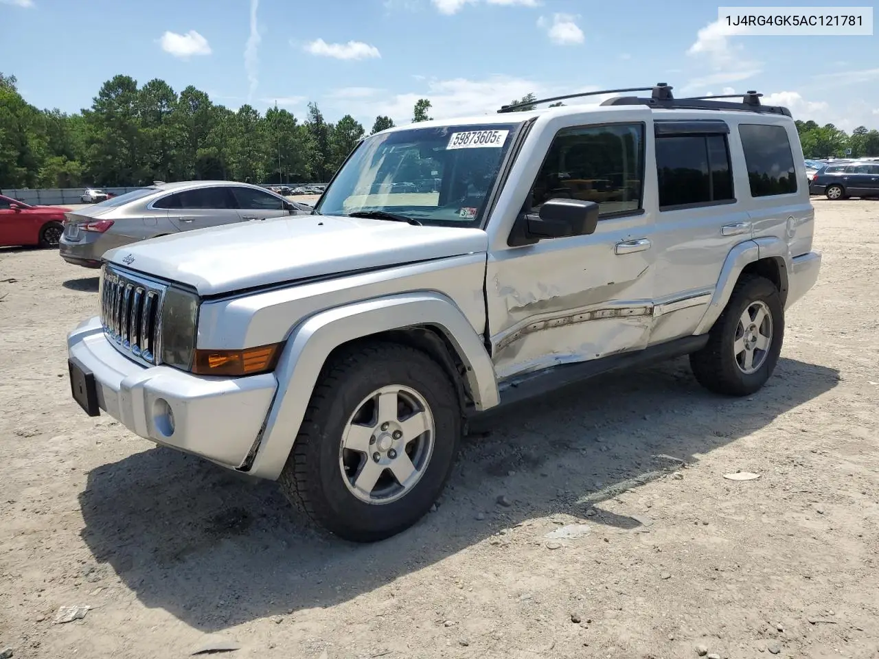 2010 Jeep Commander Sport VIN: 1J4RG4GK5AC121781 Lot: 59873605