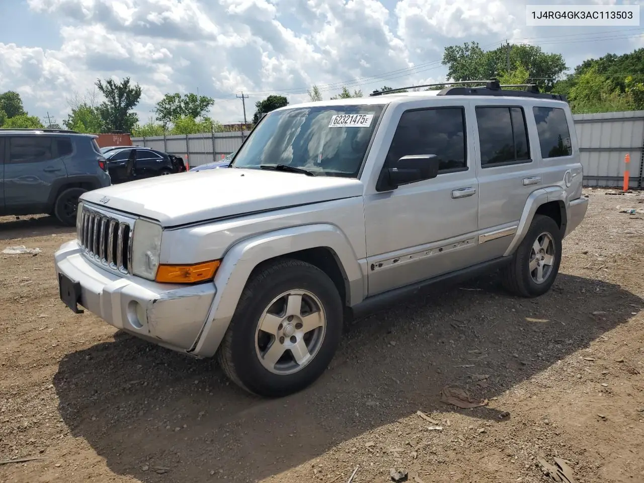 2010 Jeep Commander Sport VIN: 1J4RG4GK3AC113503 Lot: 62321475