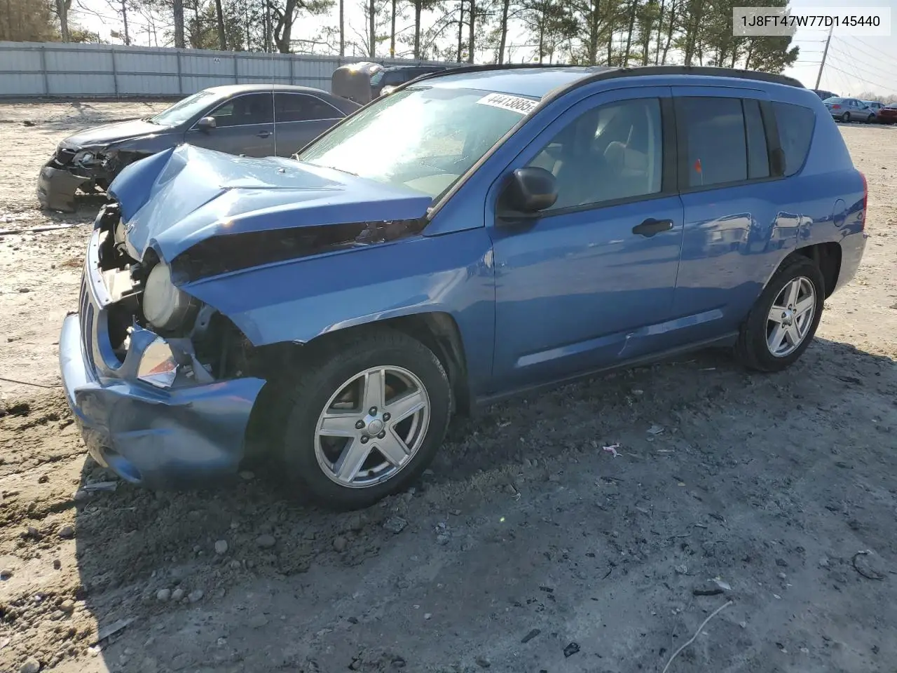 2007 Jeep Compass VIN: 1J8FT47W77D145440 Lot: 44413885