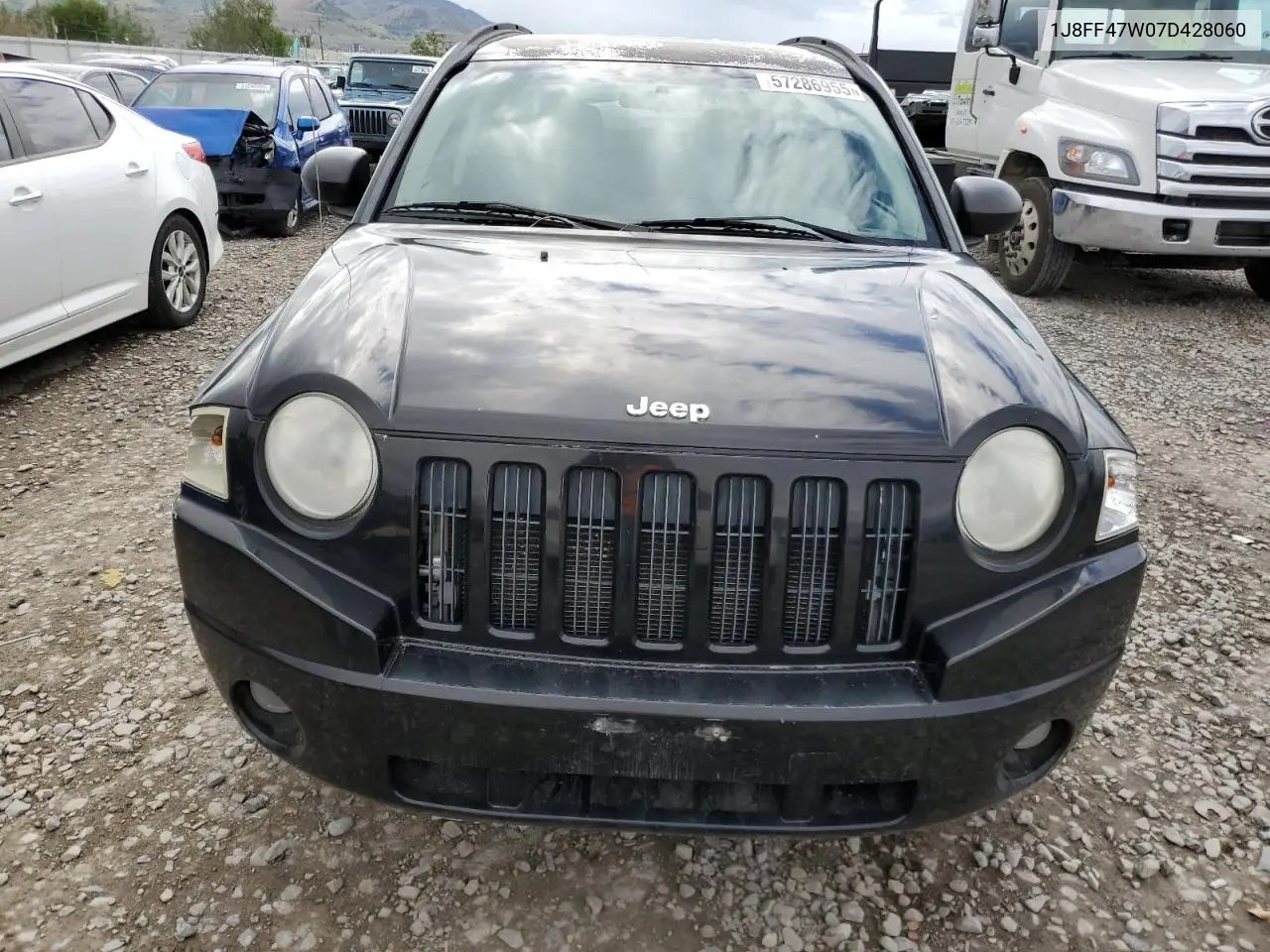 2007 Jeep Compass VIN: 1J8FF47W07D428060 Lot: 57286955