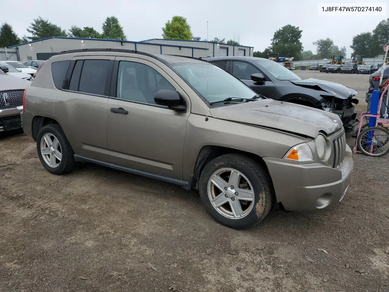 2007 Jeep Compass VIN: 1J8FF47W57D274140 Lot: 62721135