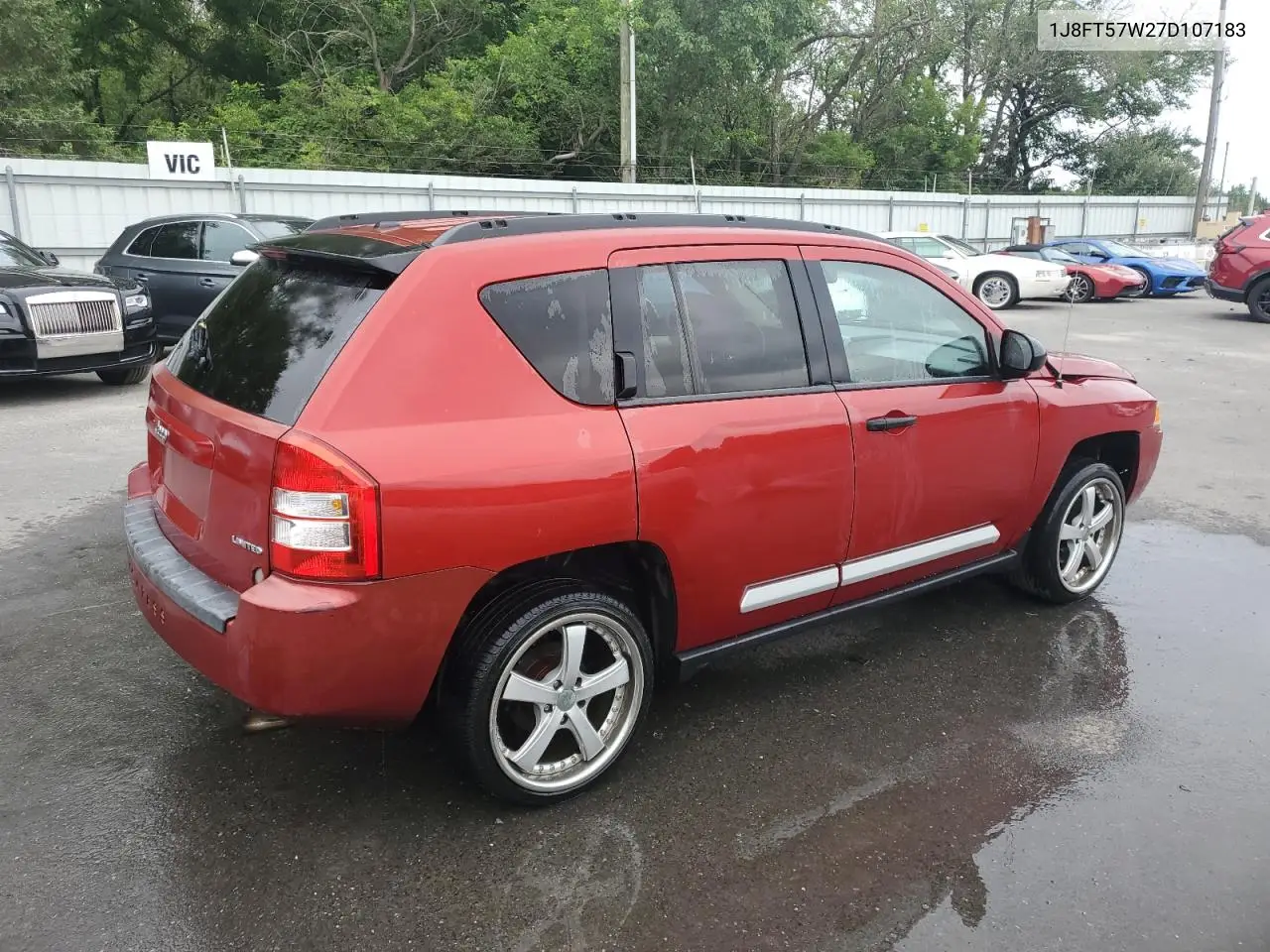 2007 Jeep Compass Limited VIN: 1J8FT57W27D107183 Lot: 62732175