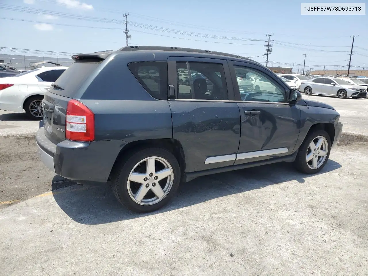 2008 Jeep Compass Limited VIN: 1J8FF57W78D693713 Lot: 60866515