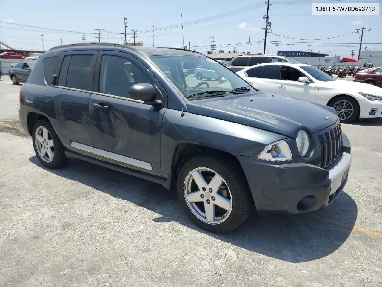 2008 Jeep Compass Limited VIN: 1J8FF57W78D693713 Lot: 60866515