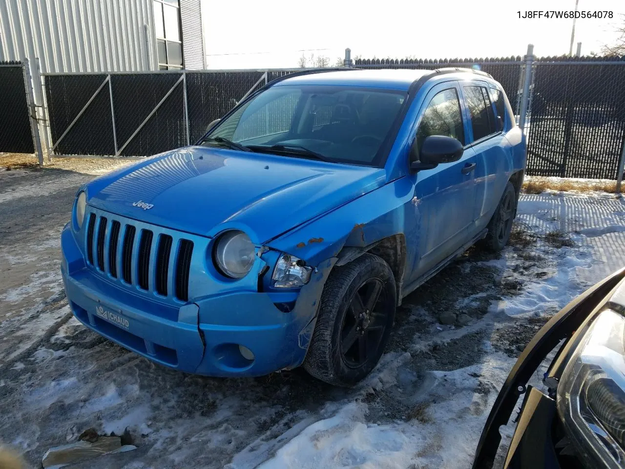 2008 Jeep Compass Sport VIN: 1J8FF47W68D564078 Lot: 88794005