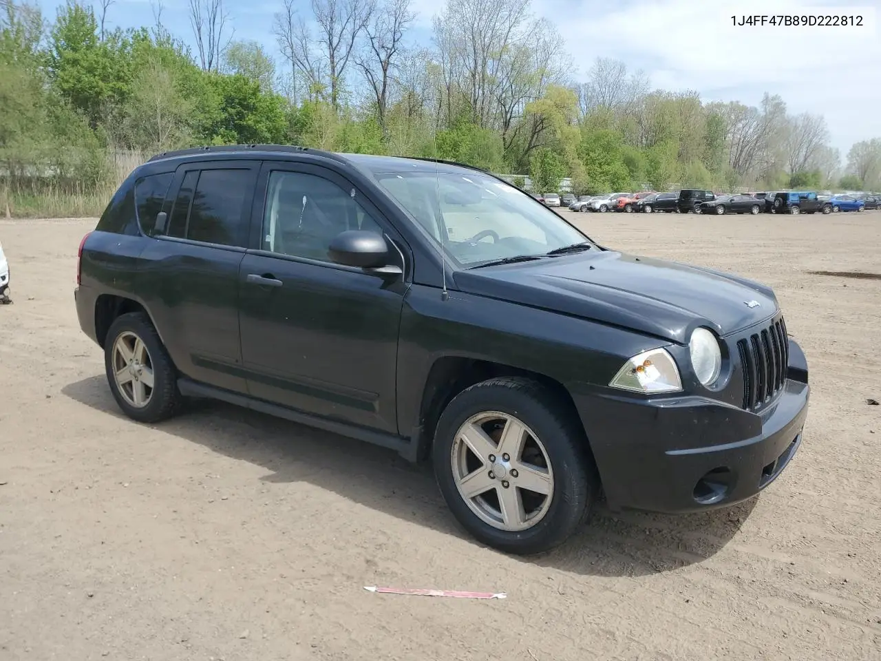 2009 Jeep Compass Sport VIN: 1J4FF47B89D222812 Lot: 56368115
