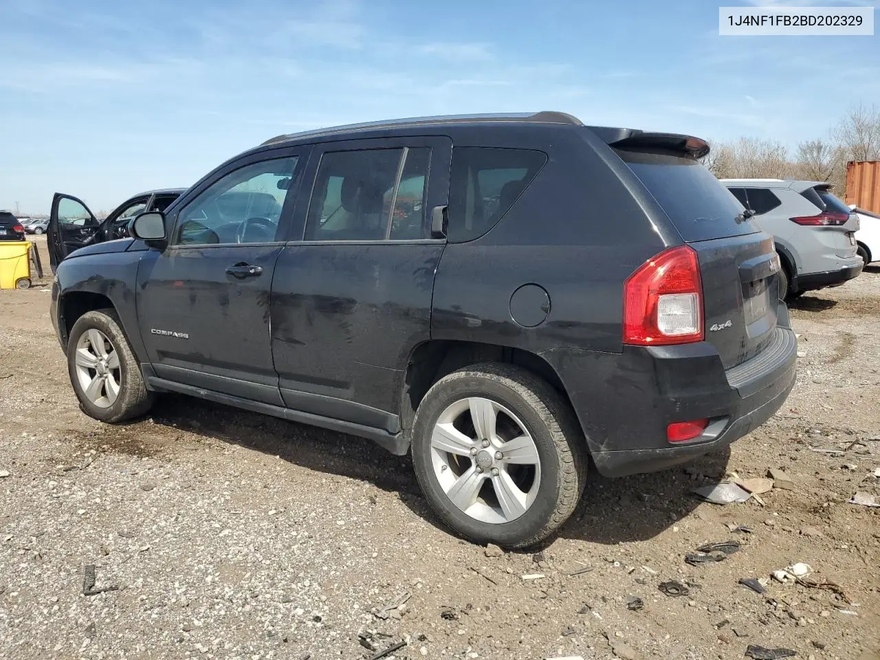 2011 Jeep Compass Sport VIN: 1J4NF1FB2BD202329 Lot: 53566125