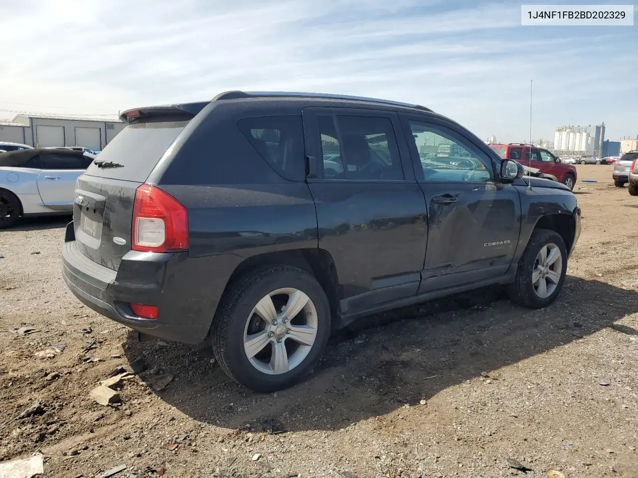2011 Jeep Compass Sport VIN: 1J4NF1FB2BD202329 Lot: 53566125