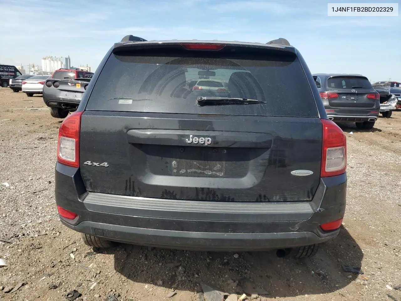 2011 Jeep Compass Sport VIN: 1J4NF1FB2BD202329 Lot: 53566125