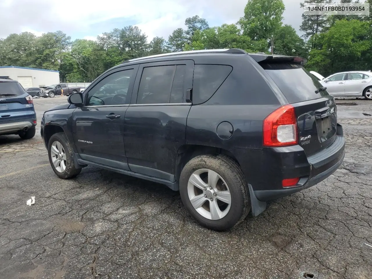 2011 Jeep Compass Sport VIN: 1J4NF1FB0BD193954 Lot: 55886835