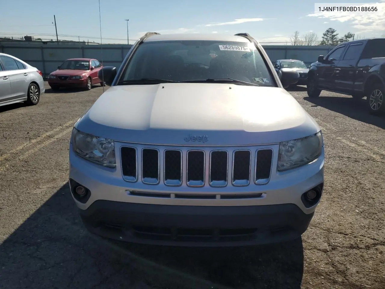 2011 Jeep Compass Sport VIN: 1J4NF1FB0BD188656 Lot: 56289875