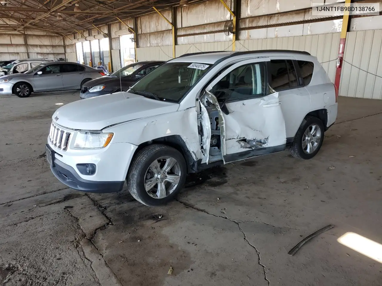 2011 Jeep Compass Sport VIN: 1J4NT1FB9BD138766 Lot: 56540075