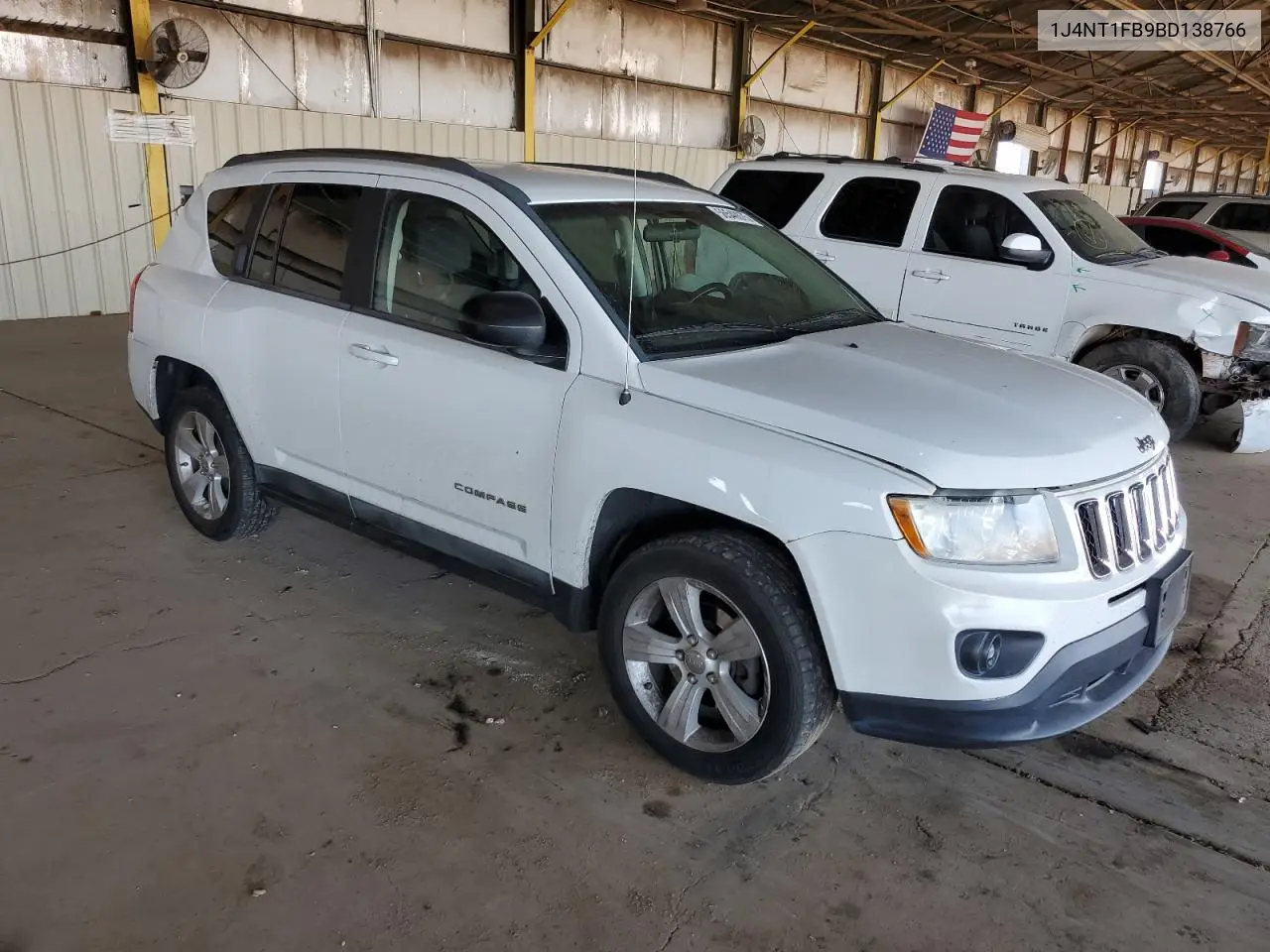 2011 Jeep Compass Sport VIN: 1J4NT1FB9BD138766 Lot: 56540075