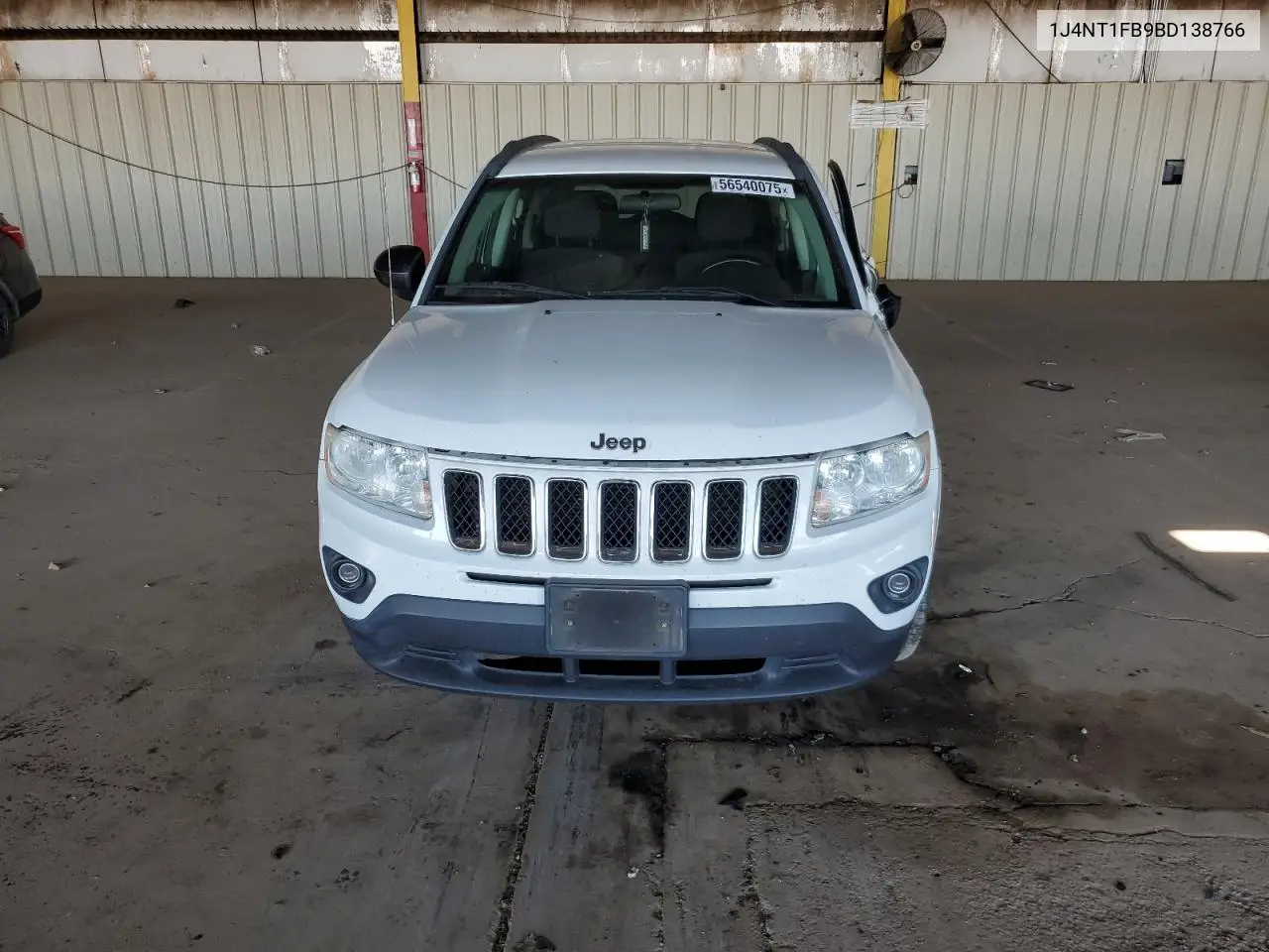 2011 Jeep Compass Sport VIN: 1J4NT1FB9BD138766 Lot: 56540075