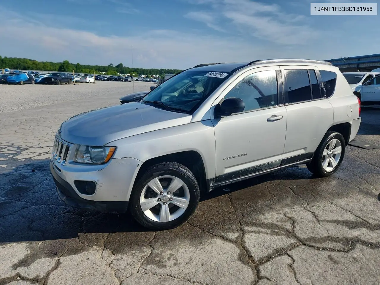 2011 Jeep Compass Sport VIN: 1J4NF1FB3BD181958 Lot: 64682065