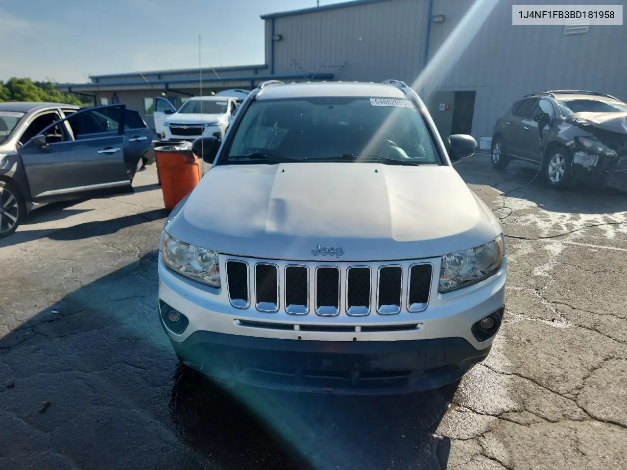 2011 Jeep Compass Sport VIN: 1J4NF1FB3BD181958 Lot: 64682065