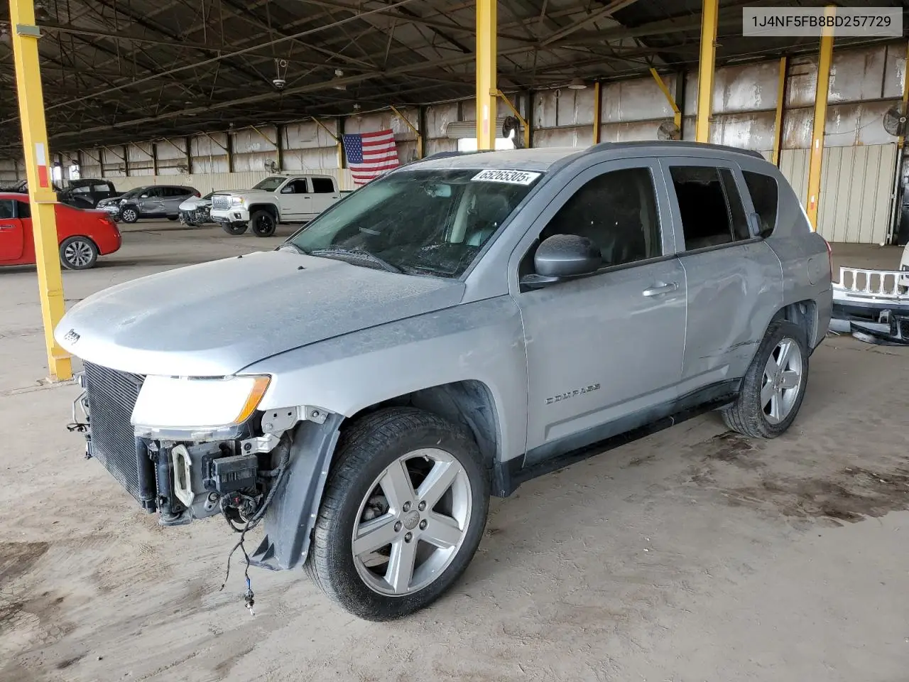 2011 Jeep Compass Limited VIN: 1J4NF5FB8BD257729 Lot: 65265305