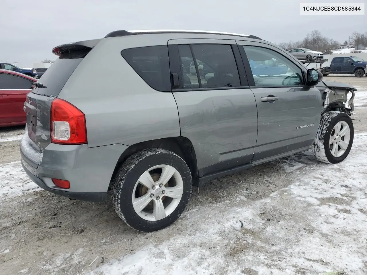 2012 Jeep Compass Latitude VIN: 1C4NJCEB8CD685344 Lot: 43037965