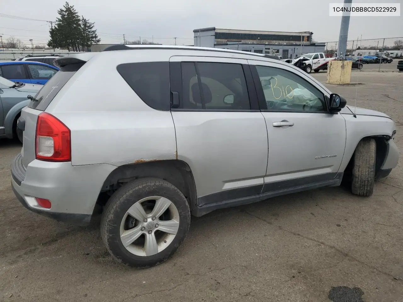 2012 Jeep Compass Sport VIN: 1C4NJDBB8CD522929 Lot: 47681725