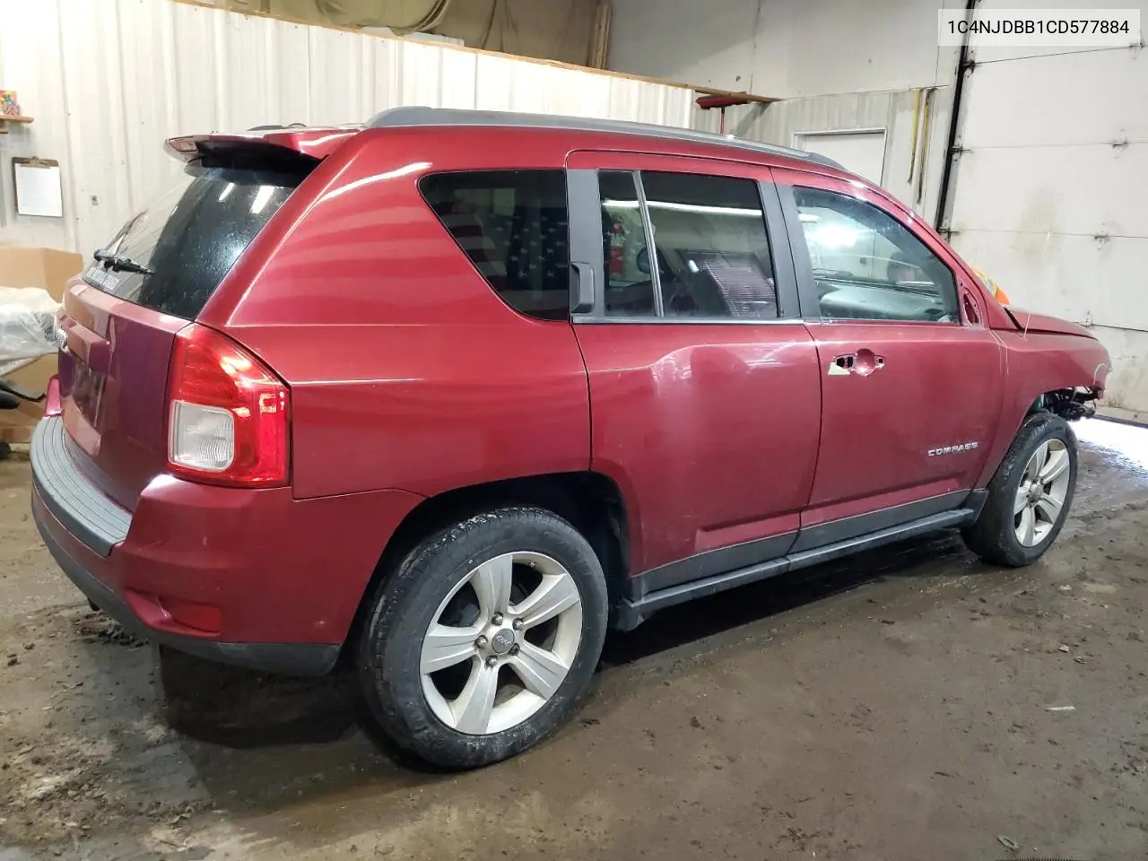2012 Jeep Compass Sport VIN: 1C4NJDBB1CD577884 Lot: 48040645