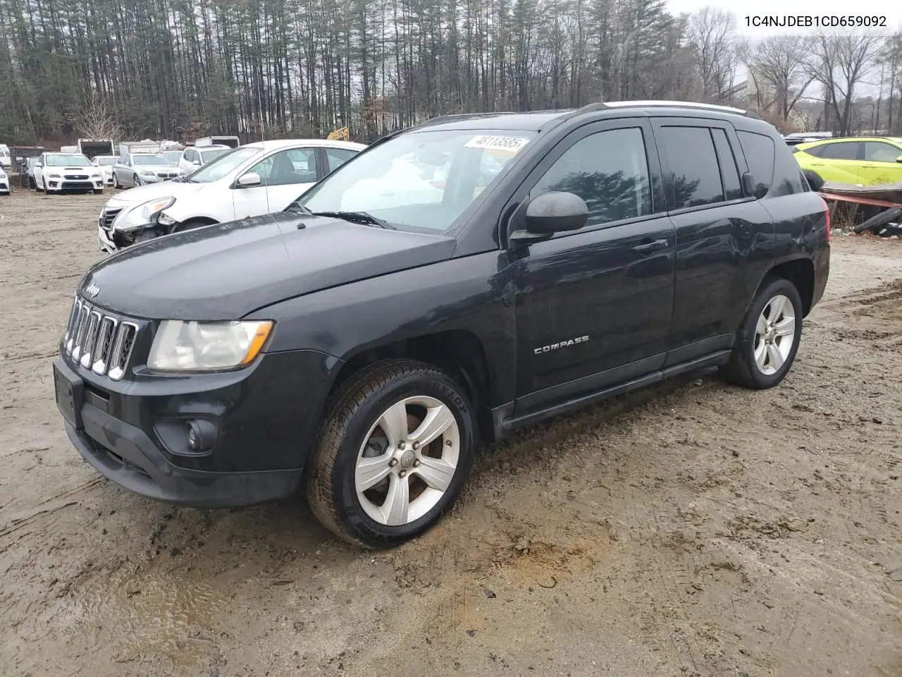 2012 Jeep Compass Latitude VIN: 1C4NJDEB1CD659092 Lot: 48113585