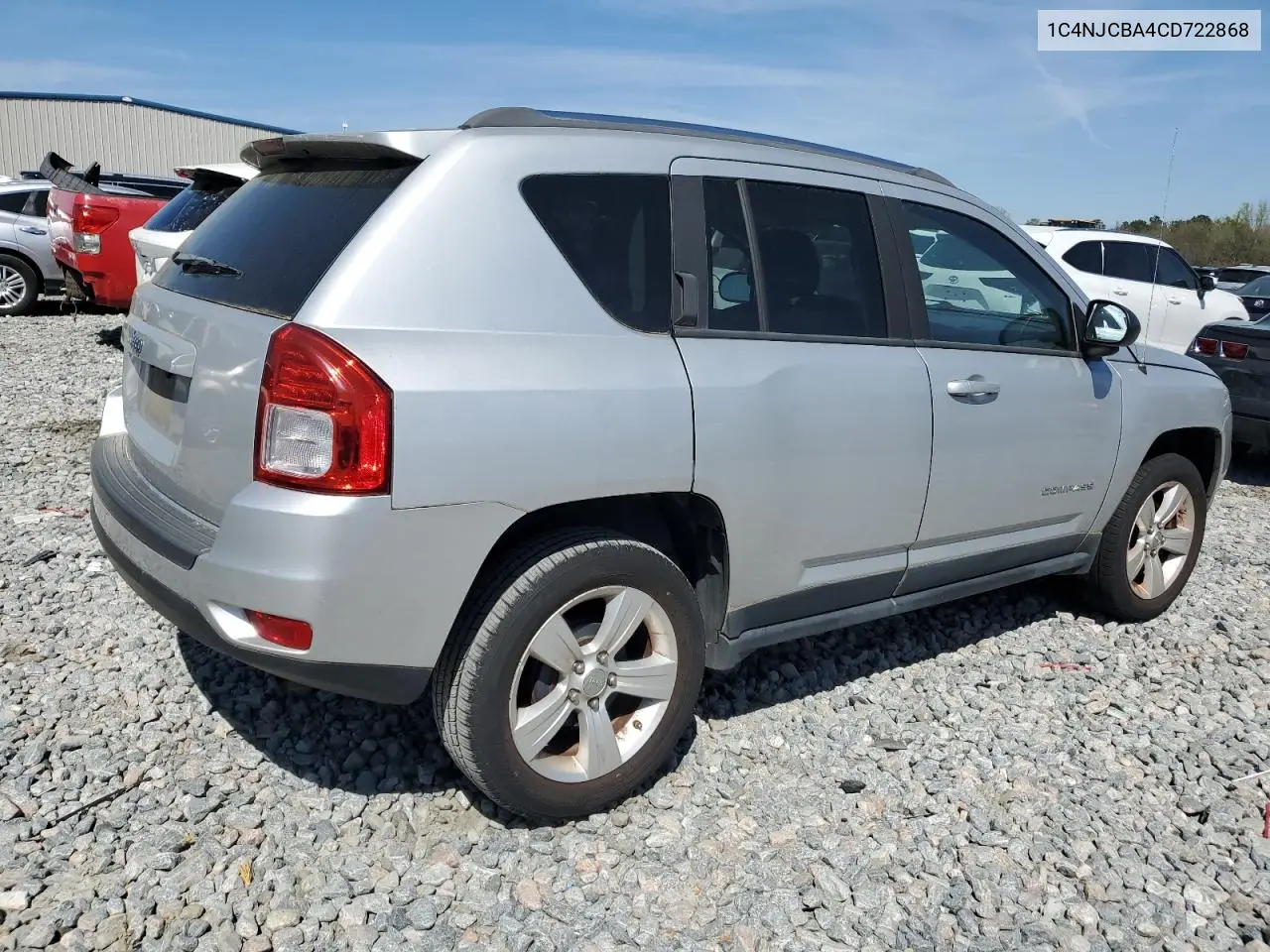 2012 Jeep Compass Sport VIN: 1C4NJCBA4CD722868 Lot: 50142025