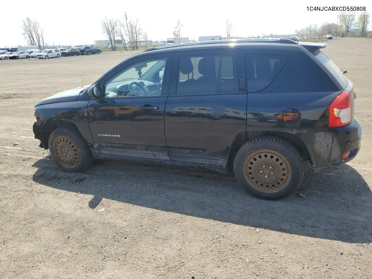 2012 Jeep Compass VIN: 1C4NJCABXCD550808 Lot: 55013415