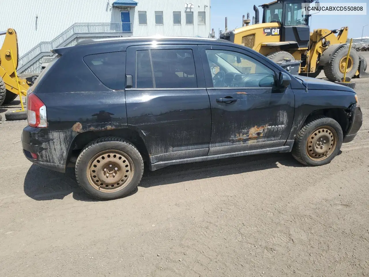 2012 Jeep Compass VIN: 1C4NJCABXCD550808 Lot: 55013415