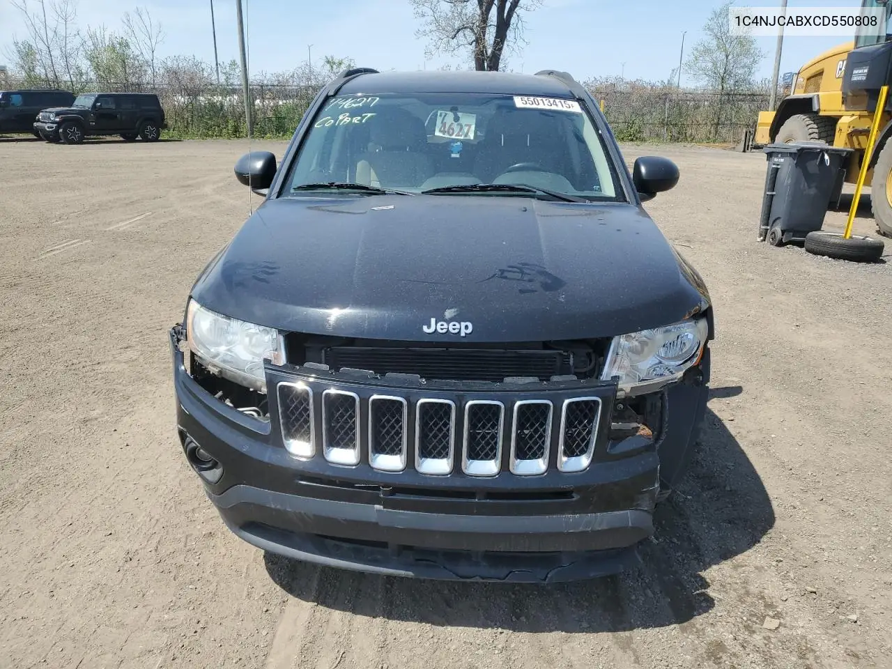 2012 Jeep Compass VIN: 1C4NJCABXCD550808 Lot: 55013415