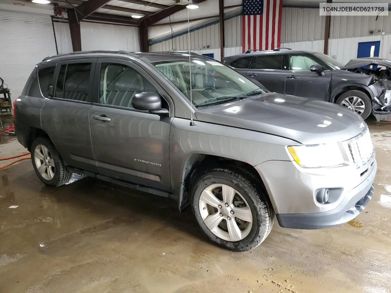 2012 Jeep Compass Latitude VIN: 1C4NJDEB4CD621758 Lot: 56039355