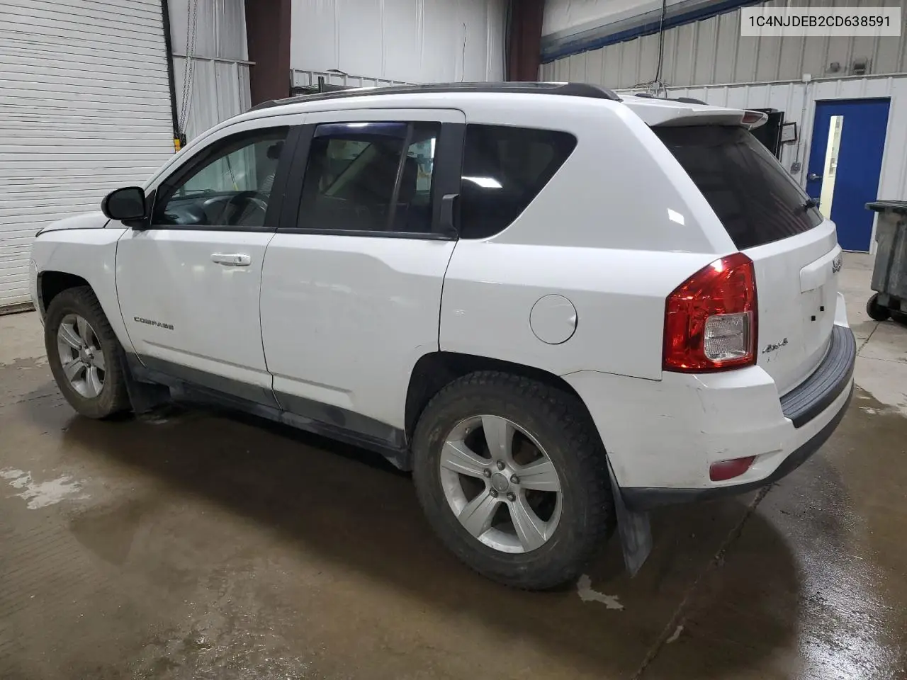 2012 Jeep Compass Latitude VIN: 1C4NJDEB2CD638591 Lot: 56476185