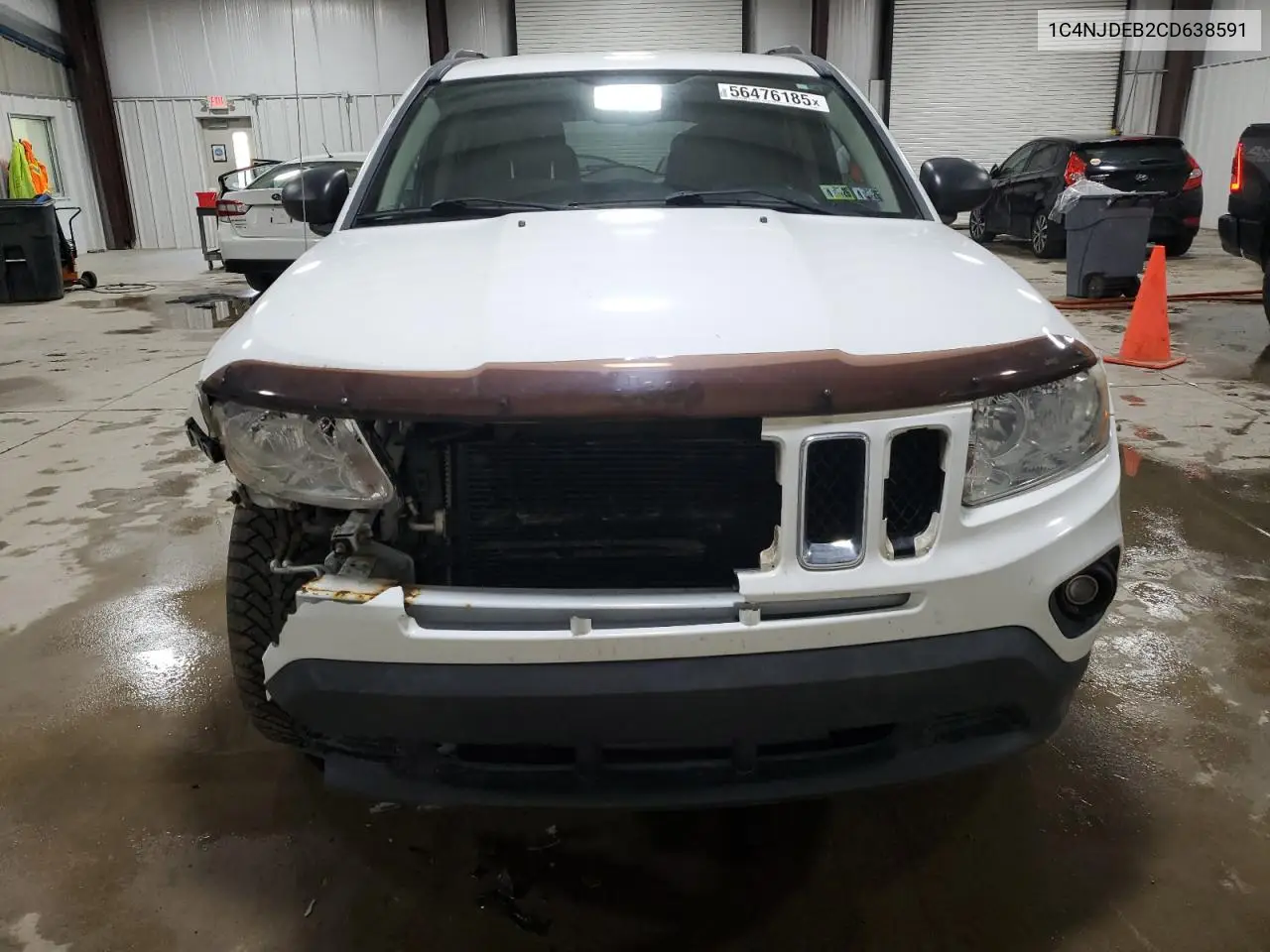 2012 Jeep Compass Latitude VIN: 1C4NJDEB2CD638591 Lot: 56476185