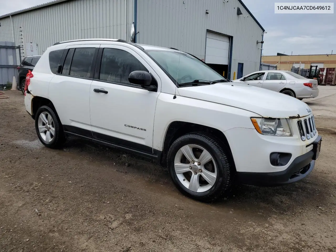 2012 Jeep Compass VIN: 1C4NJCAA7CD649612 Lot: 56661405