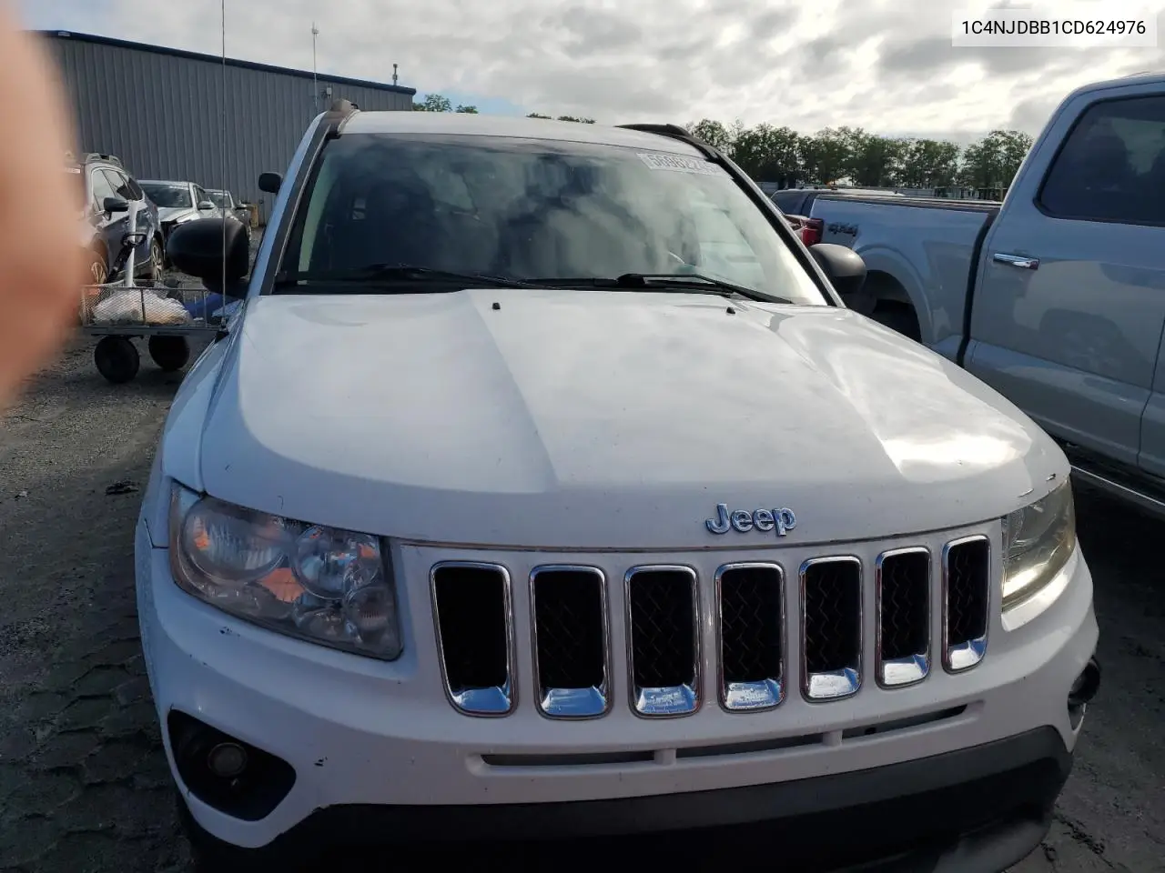 2012 Jeep Compass Sport VIN: 1C4NJDBB1CD624976 Lot: 56962245