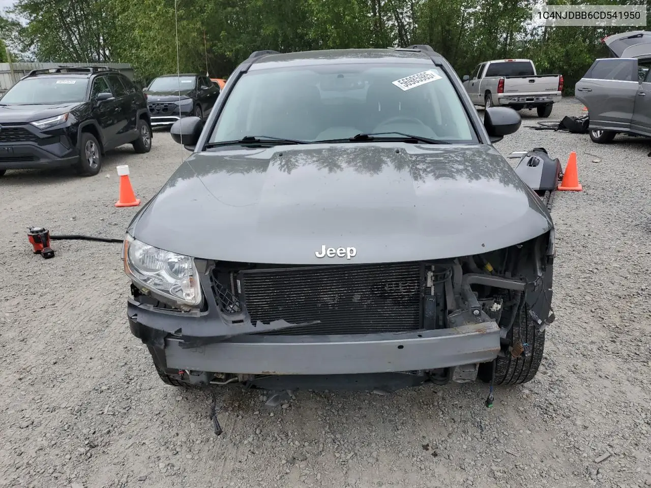 2012 Jeep Compass Sport VIN: 1C4NJDBB6CD541950 Lot: 56985985