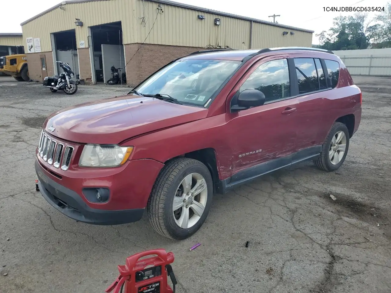 2012 Jeep Compass Sport VIN: 1C4NJDBB6CD635424 Lot: 59057995