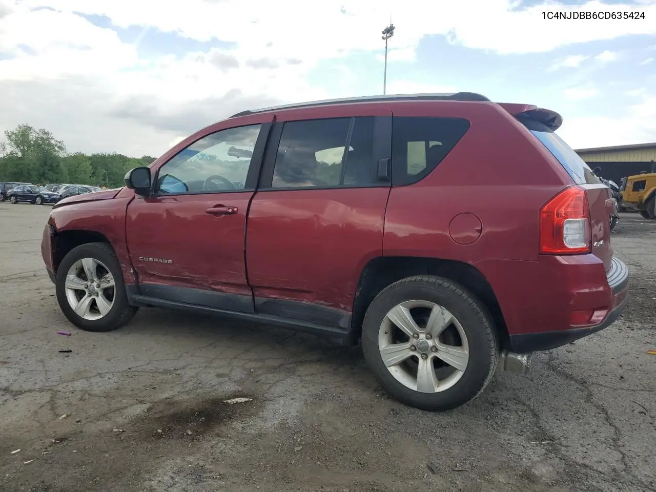 2012 Jeep Compass Sport VIN: 1C4NJDBB6CD635424 Lot: 59057995
