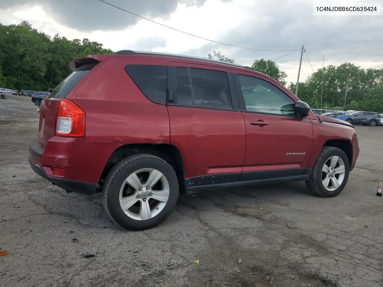 2012 Jeep Compass Sport VIN: 1C4NJDBB6CD635424 Lot: 59057995
