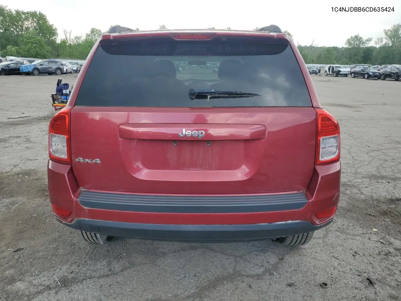 2012 Jeep Compass Sport VIN: 1C4NJDBB6CD635424 Lot: 59057995