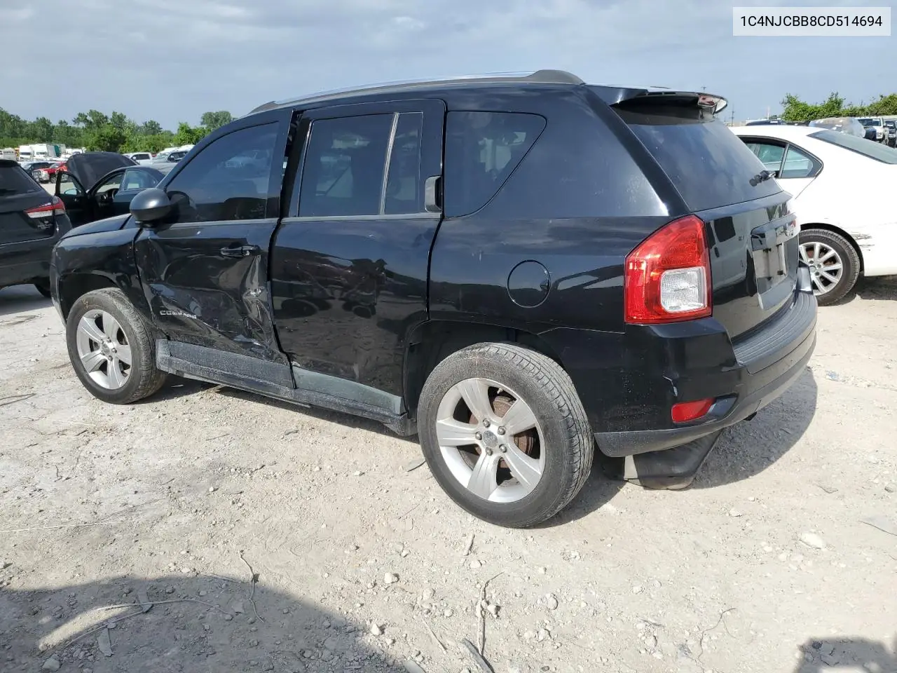 2012 Jeep Compass Sport VIN: 1C4NJCBB8CD514694 Lot: 61727125
