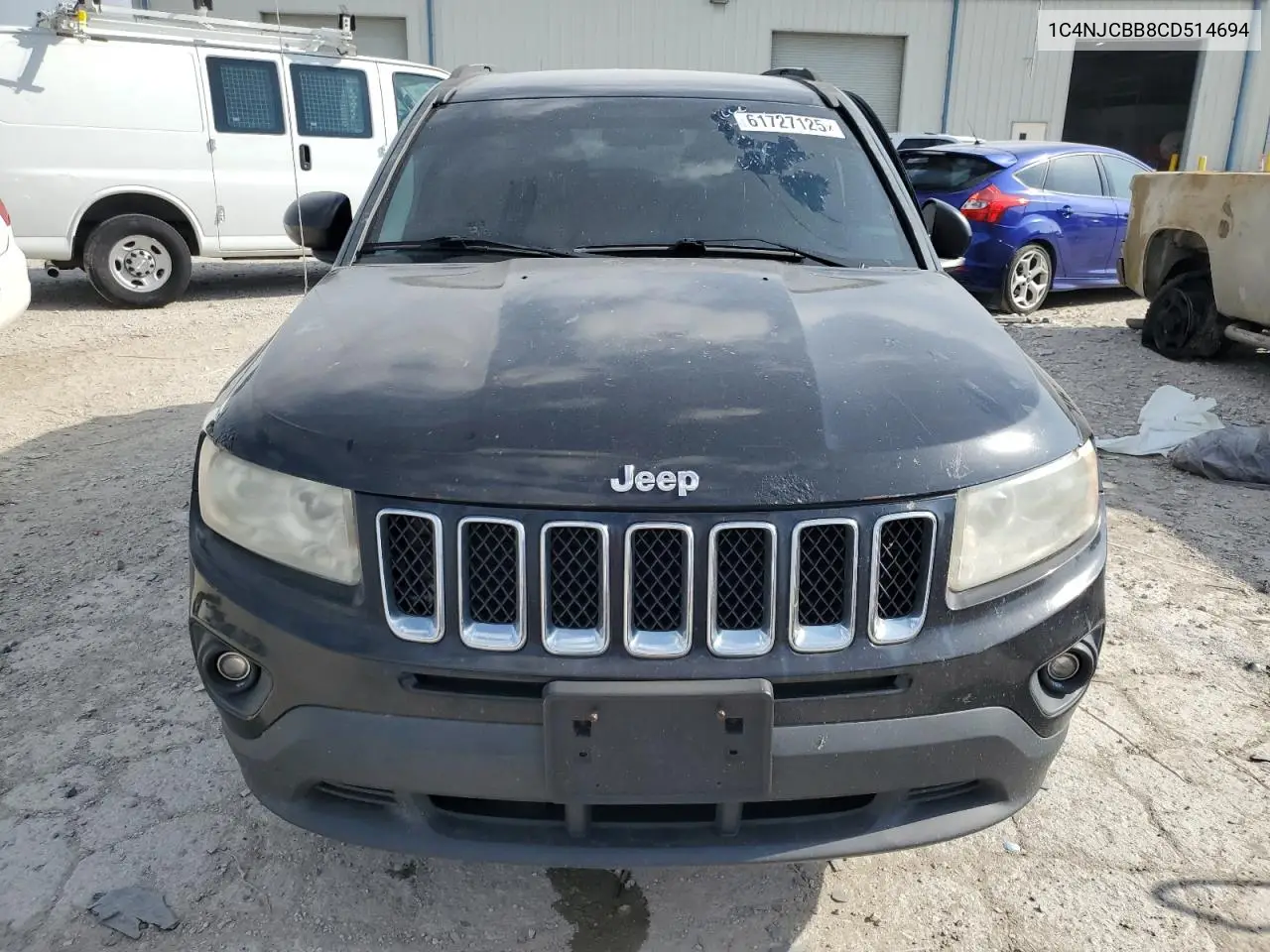 2012 Jeep Compass Sport VIN: 1C4NJCBB8CD514694 Lot: 61727125