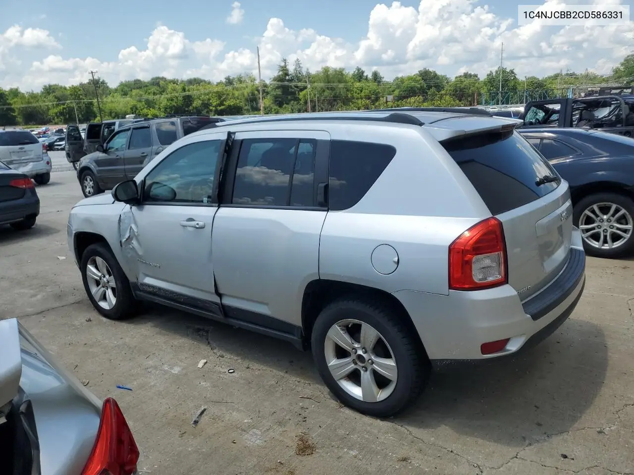 2012 Jeep Compass Sport VIN: 1C4NJCBB2CD586331 Lot: 61792015