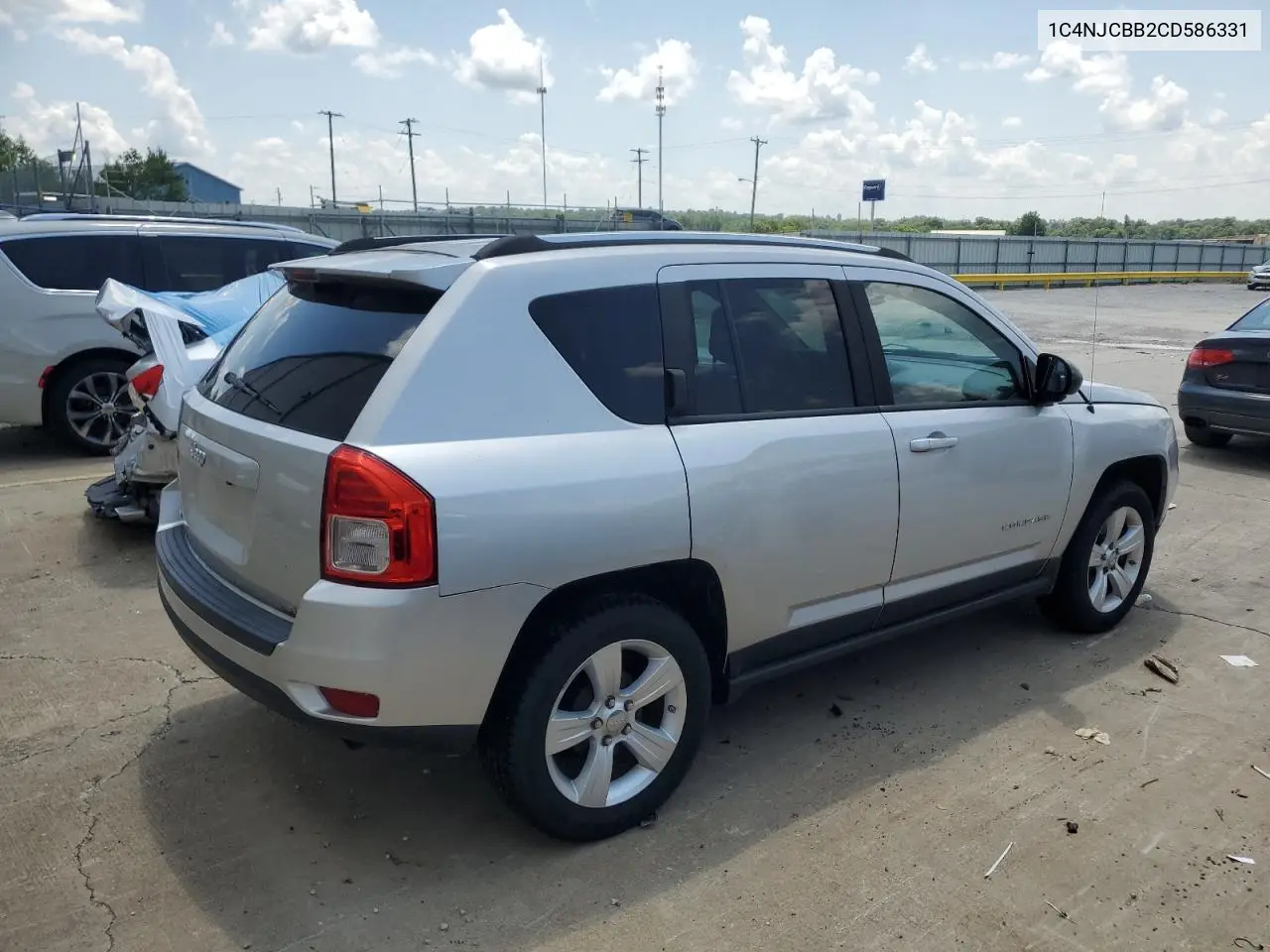 2012 Jeep Compass Sport VIN: 1C4NJCBB2CD586331 Lot: 61792015