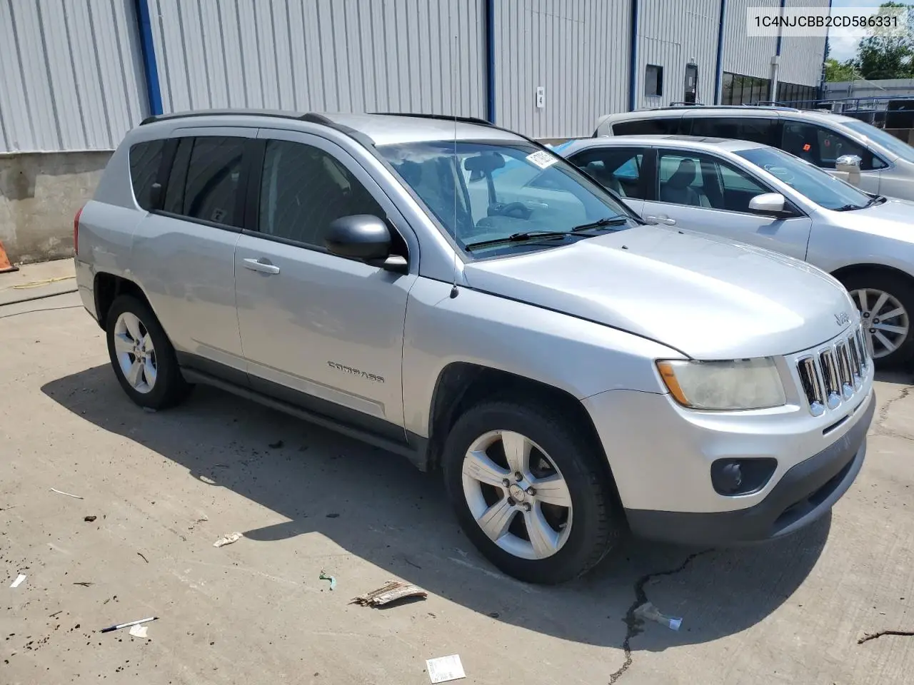 2012 Jeep Compass Sport VIN: 1C4NJCBB2CD586331 Lot: 61792015