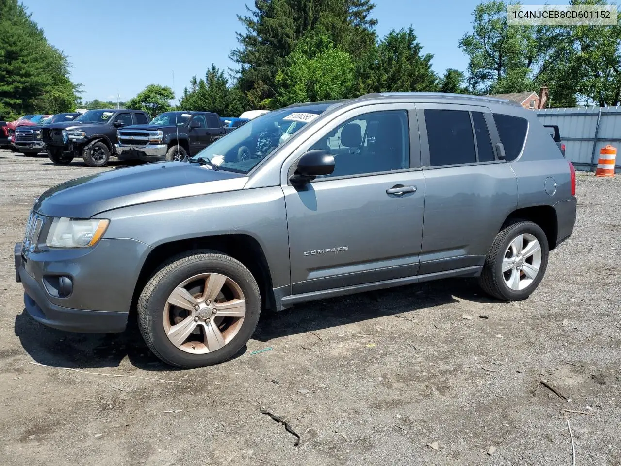 2012 Jeep Compass Latitude VIN: 1C4NJCEB8CD601152 Lot: 61804365
