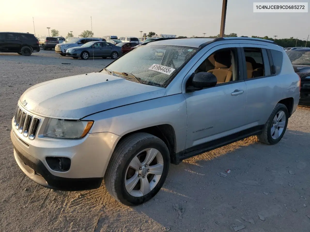 2012 Jeep Compass Latitude VIN: 1C4NJCEB9CD685272 Lot: 61964455