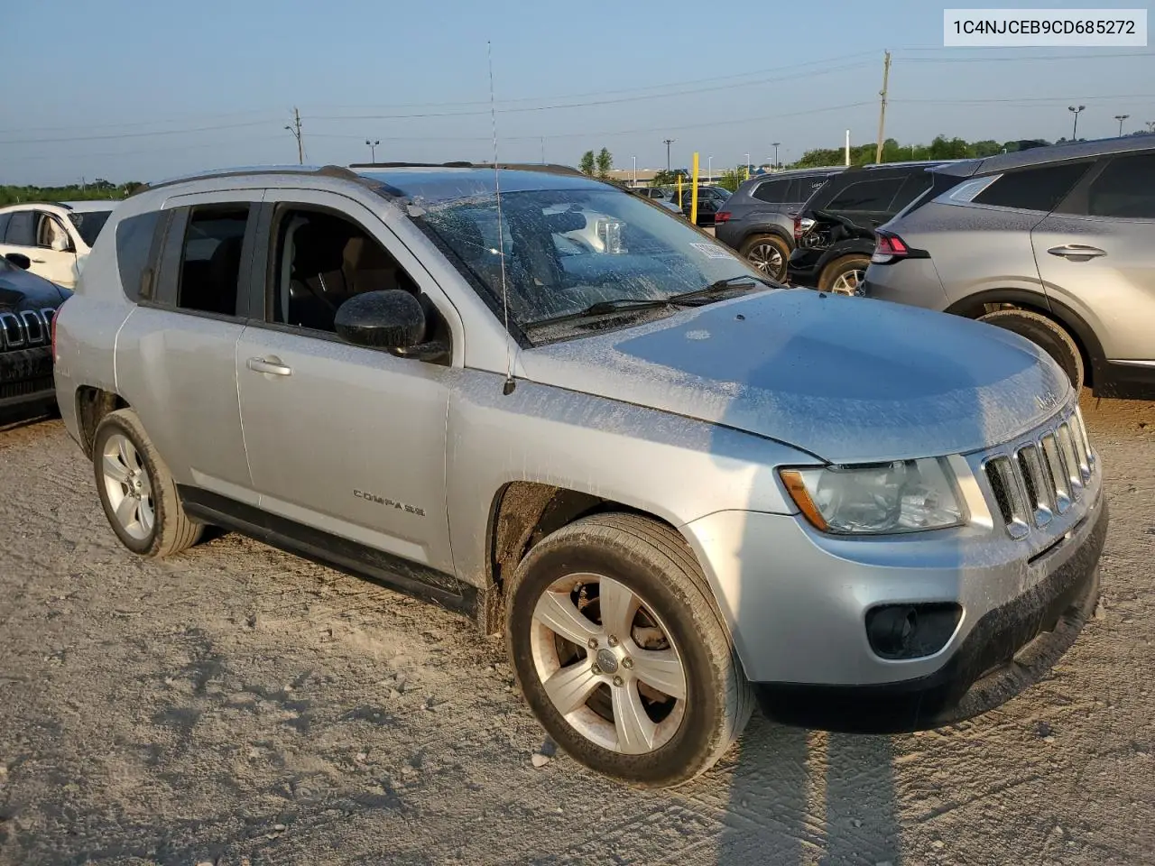 2012 Jeep Compass Latitude VIN: 1C4NJCEB9CD685272 Lot: 61964455