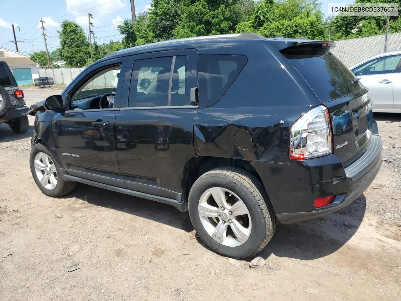 2012 Jeep Compass Latitude VIN: 1C4NJDEB8CD537667 Lot: 62009655